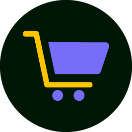 Icon of a shopping cart